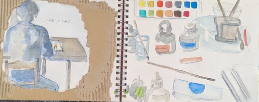 Page de carnet — Christine Bousige